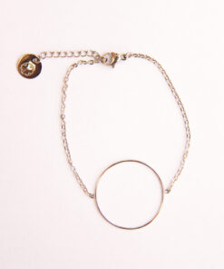 Bracelet simple anneau rose gold 4