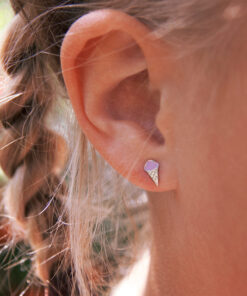 Boucles d'oreilles glaces en argent