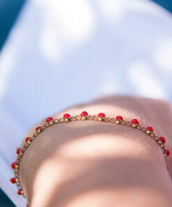 Bracelet Inae rouge 9