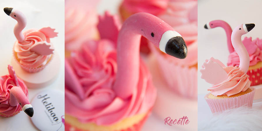 Recette - Cupcake flamingo 1