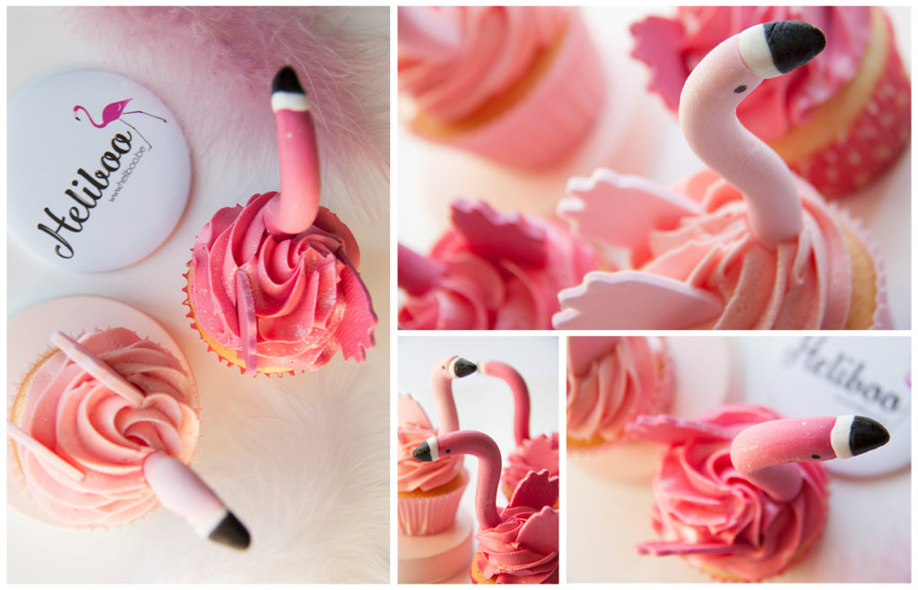 Recette - Cupcake flamingo 6