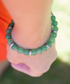 Bracelet quartz vert 9