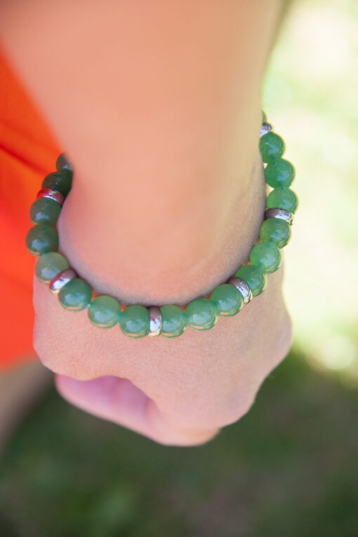Bracelet quartz vert 5