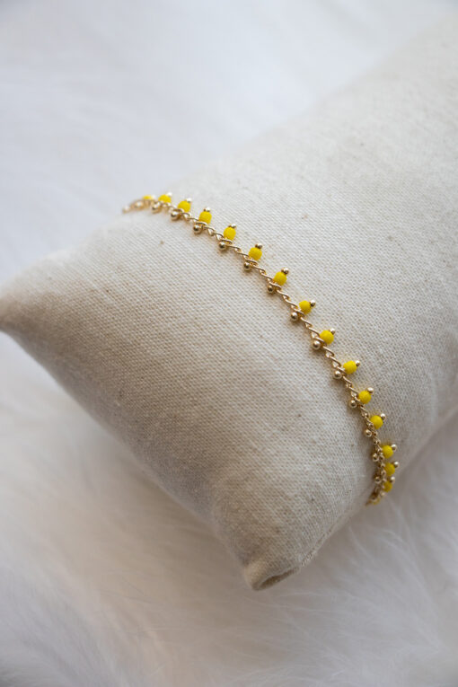 Bracelet Inae jaune 4