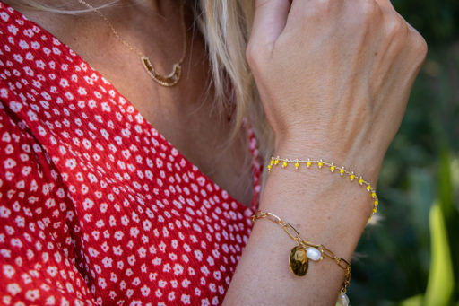 Bracelet Inae jaune 2