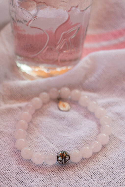 Bracelet quartz rose 1