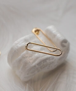 Single link gold plated studs. 4