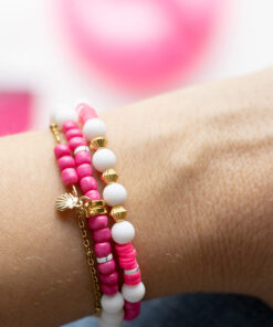 Trio de bracelets d'été Carolina - Happy flamingo 9