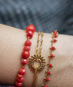 Bracelet Inae rouge 6