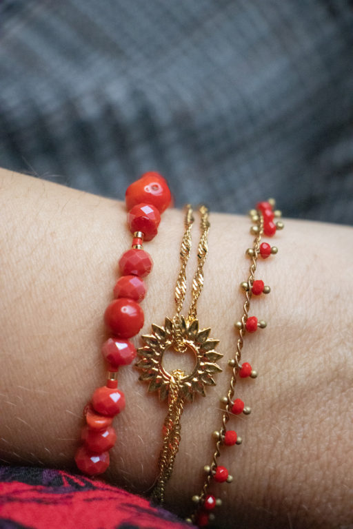 Bracelet Inae rouge 2