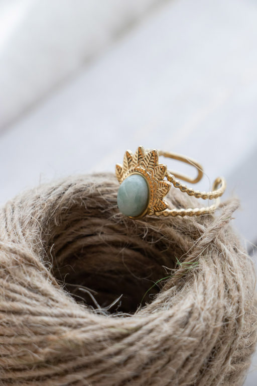 Golden feather ring 4