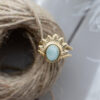 Golden feather ring 9