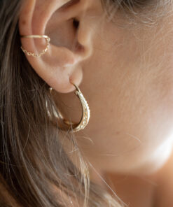 Gold-plated 1 chain ear cuff 5