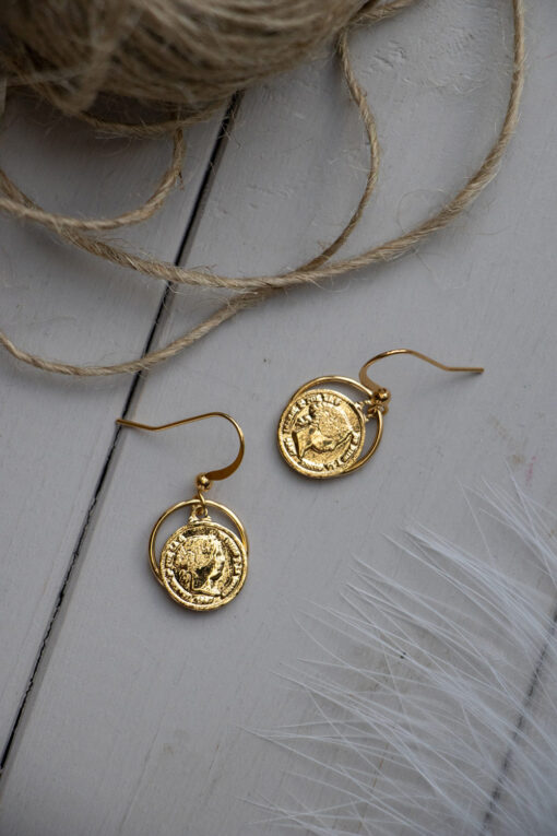 Gold Blake earrings 3