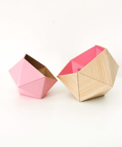 Boites Origami Leewalia - Erable et rose 6