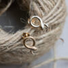 Gold plated snake studs 4