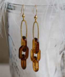 Brown and gold Molly earrings 8