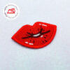 Alice B iron-on patch - Red kiss 5