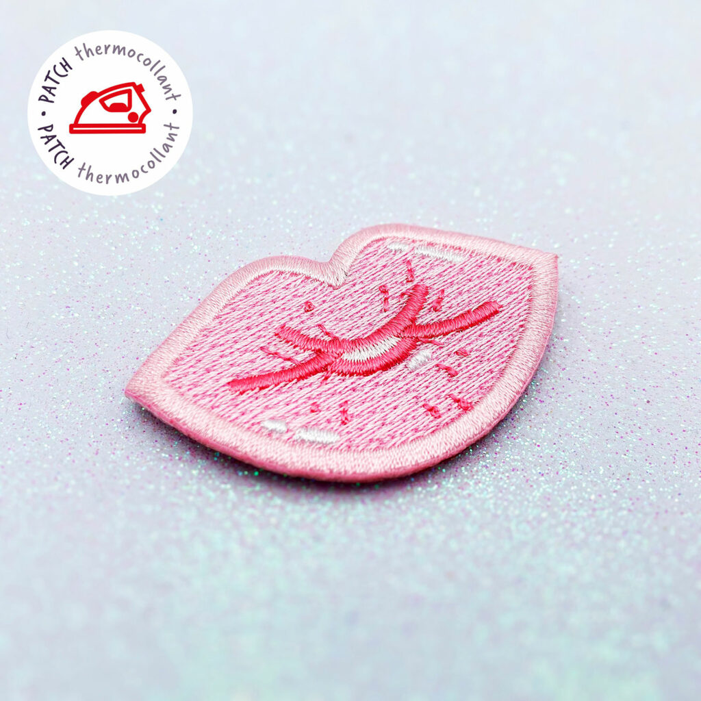Patch thermocollant Alice B - Pink kiss 9
