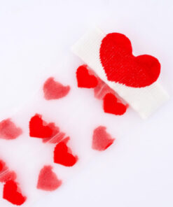Coucou Suzette transparent socks - Hearts 4