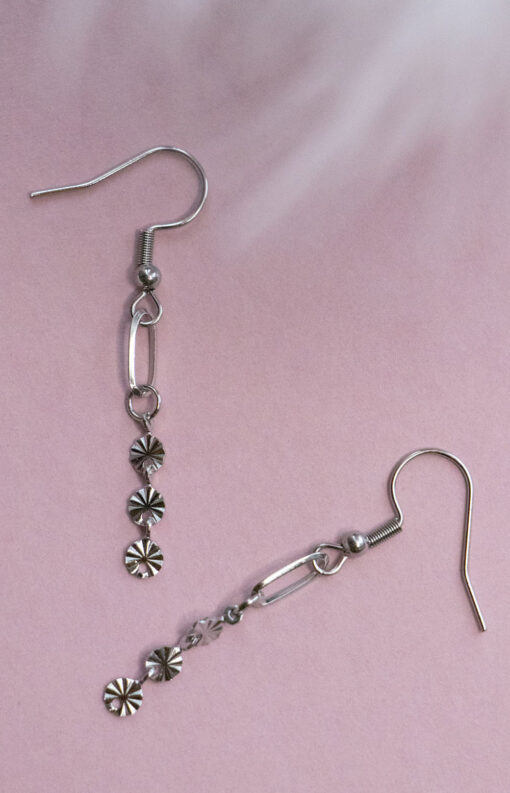 Silver Lina earrings 1
