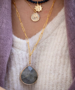 Blue Indira short necklace 16