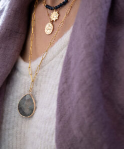 Blue Indira short necklace 13