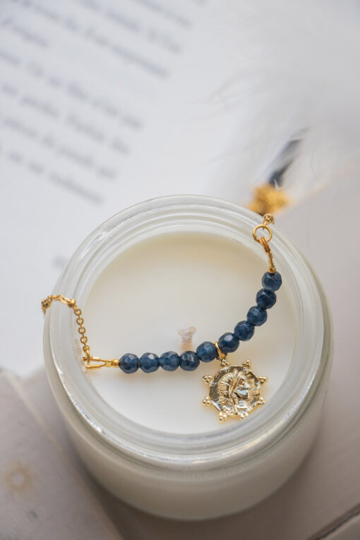 Blue Indira short necklace 2