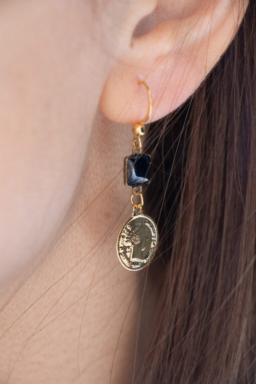 Golden Aela earrings 2