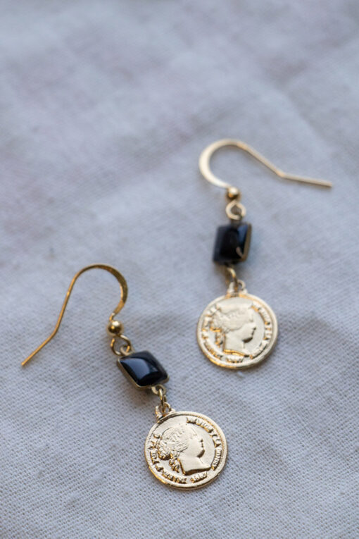 Golden Aela earrings 1