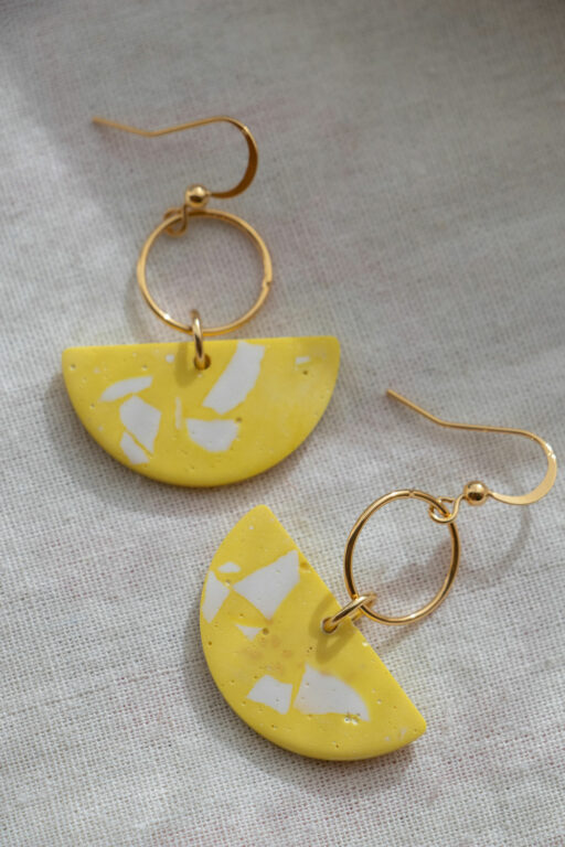 Single earrings - Lemon 4