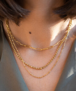 Three row necklace - Lora 9