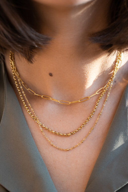 Three row necklace - Lora 5