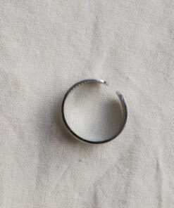 Ring with 5 simple rows - Silver 5