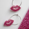 Lips hoop earrings - Several colors 17