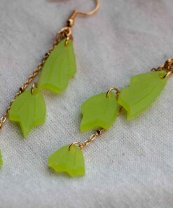 Three hanging leaf earrings - Several colors 7