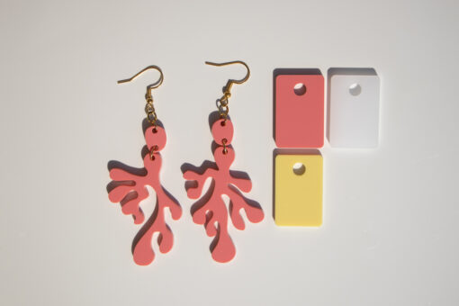 Coral inspired earrings - Several colors 2