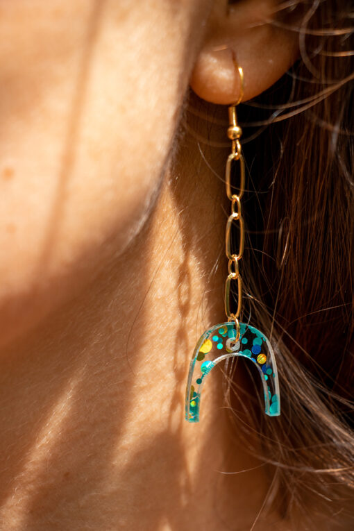 Takeo asymmetrical earrings 2