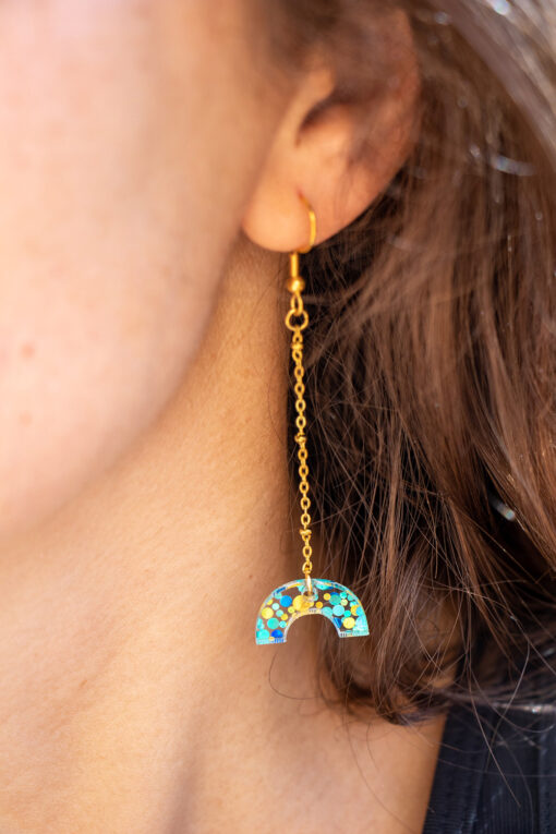 Asymmetrical earrings - Aliana - Several colors 3