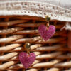 Boucles d'oreilles coeurs 14