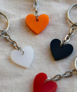 Red heart key ring 6