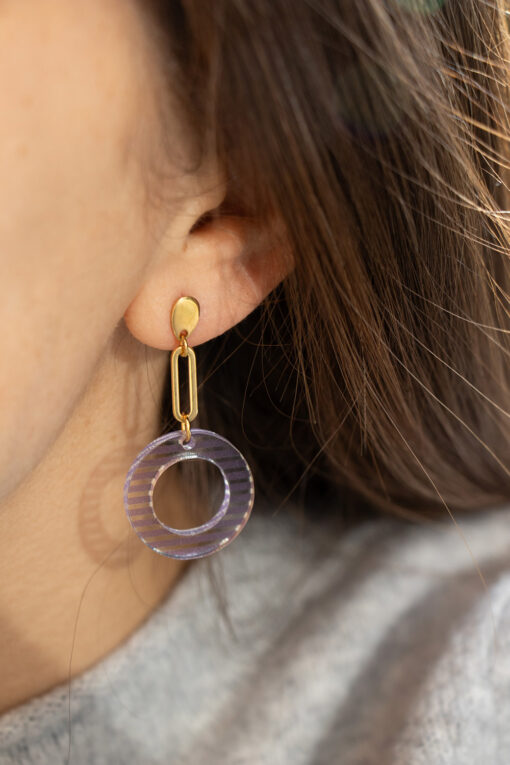 Cerise earrings 2