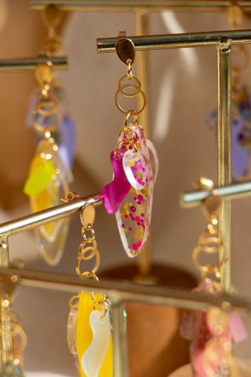 Boucles d'oreilles grappes - Plusieurs coloris 5