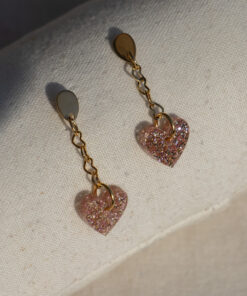 Boucles d'oreilles - Coeurs pendants 3