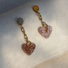 Boucles d'oreilles - Coeurs pendants 14