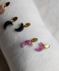 Boucles d'oreilles - Petites lunes 12